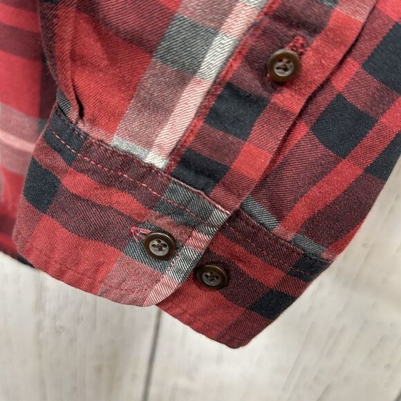 Eddie Bauer Mens Plaid Cotton Long Sleeve Button Down Casual Shirt Size XXL - Picture 8 of 16